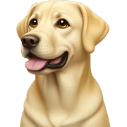 yellow lab sticker