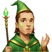 Verdant Wizard sticker