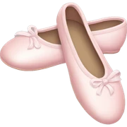 Pale pink ballet shoes sticker