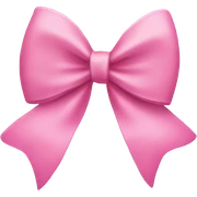 Pink bow  sticker