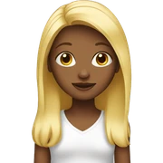 Blond girl  sticker