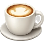 coffee with cream sticker