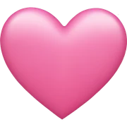 Pink heart sticker