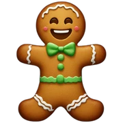 gingerbread sticker