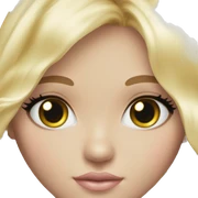 ocean blue doll eyes, blonde hair, feminine, pink, girl, angelic sticker