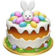 Easter cake sticker