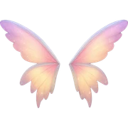 fairy wings and stars sticker
