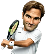 roger federer sticker