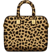 Leopard print luxury bag sticker