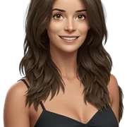 realistic portrait of smiling girl sticker
