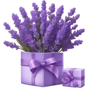 lavender with gift sticker