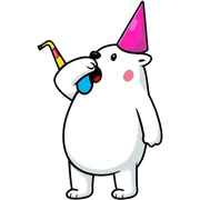 Birthday sticker