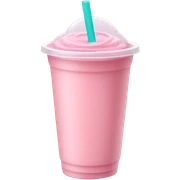light pink smoothie cup sticker