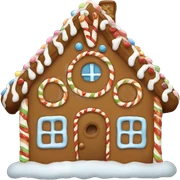 gingerbread house sticker