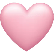 Pastel pink heart sticker
