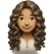 portrait of a smiling girl sticker