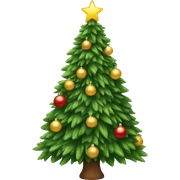 christmas tree sticker