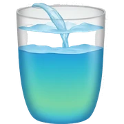 Vaso de agua  sticker