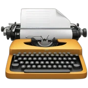 typewriter sticker