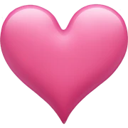 Pink heart sticker