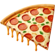 Pizza eating pizza  sticker