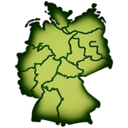 German-map sticker