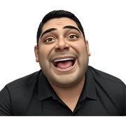 boy with black shirt meme sticker