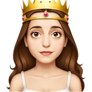 Wearing a crown sticker