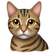 tabby cat sticker