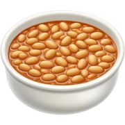 Cooked fassolia beans  sticker