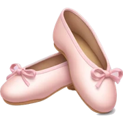 Pale pink ballet shoes sticker