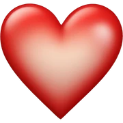 Red heart sticker