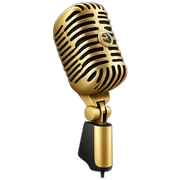 Smiling Microphone sticker