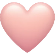 a aesthetic heart in soft colors sticker