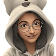 smiling girl in hoodie sticker