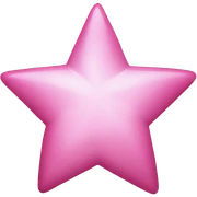 pink star sticker