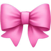 pink bow sticker
