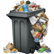 Trash sticker