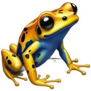 Poison frog sticker