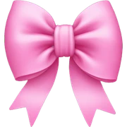 cute bow sticker