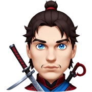 Fierce Samurai sticker