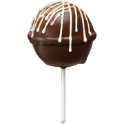 Realistic starbucks cake pops isolated. sticker