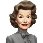 Katherine hepburn sticker