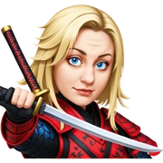 Daring Samurai sticker