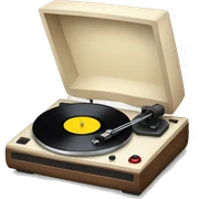 record player sticker