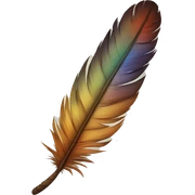 Feather  sticker