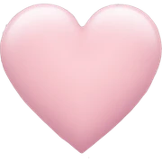 Light pink heart sticker