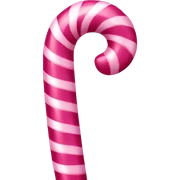 Pink Candy Cane sticker