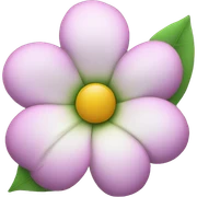 Flower sticker
