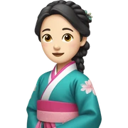 Hanbok sticker